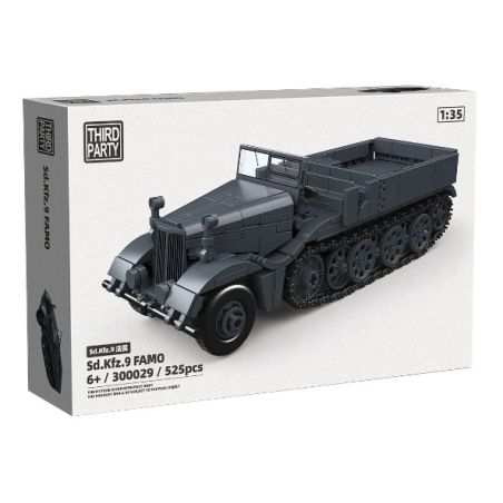 THIRDPARTY 300029 SD.KFZ.9 XE NỬA ĐƯỜNG KHỔNG LỒ CỦA NÔNG DÂN ĐỨC bộ đồ chơi xếp lắp ráp ghép mô hình Military Army SD.KFZ.9 FAMO Quân Sự Bộ Đội 525 khối