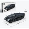 THIRDPARTY 300029 SD.KFZ.9 XE NỬA ĐƯỜNG KHỔNG LỒ CỦA NÔNG DÂN ĐỨC bộ đồ chơi xếp lắp ráp ghép mô hình Military Army SD.KFZ.9 FAMO Quân Sự Bộ Đội 525 khối
