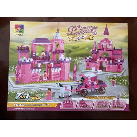 WOMA J5739A 5739A LÂU ĐÀI CÔNG CHÚA bộ đồ chơi xếp lắp ráp ghép mô hình Creator Sáng Tạo