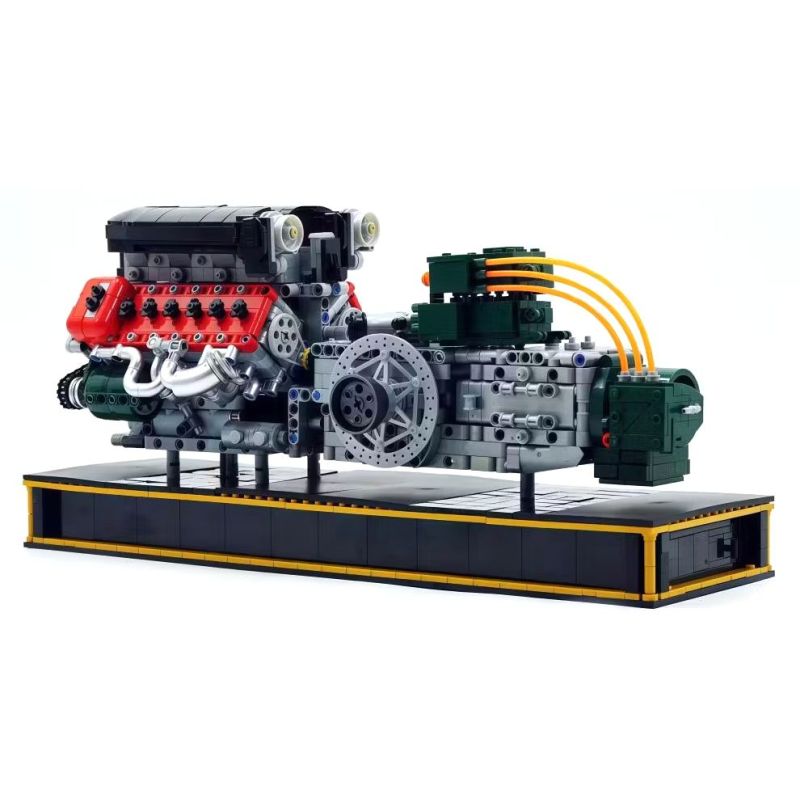 MorkModel 026001 Mork Model 026001 ĐỘNG CƠ TỰ MỒI LỚN LAFA V12 1:5 tỷ lệ 1:5 bộ đồ chơi xếp lắp ráp ghép mô hình Technic V12 ENGINE Kỹ Thuật Công Nghệ Cao Mô Hình Phương Tiện 2322 khối