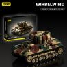 12GO 97031 PHÁO PHÒNG KHÔNG TỰ HÀNH XE TORNADO CỦA ĐỨC 1:28 tỷ lệ 1:28 bộ đồ chơi xếp lắp ráp ghép mô hình Military Army WIRBELWIND FLAKPANZER IV Quân Sự Bộ Đội 1474 khối