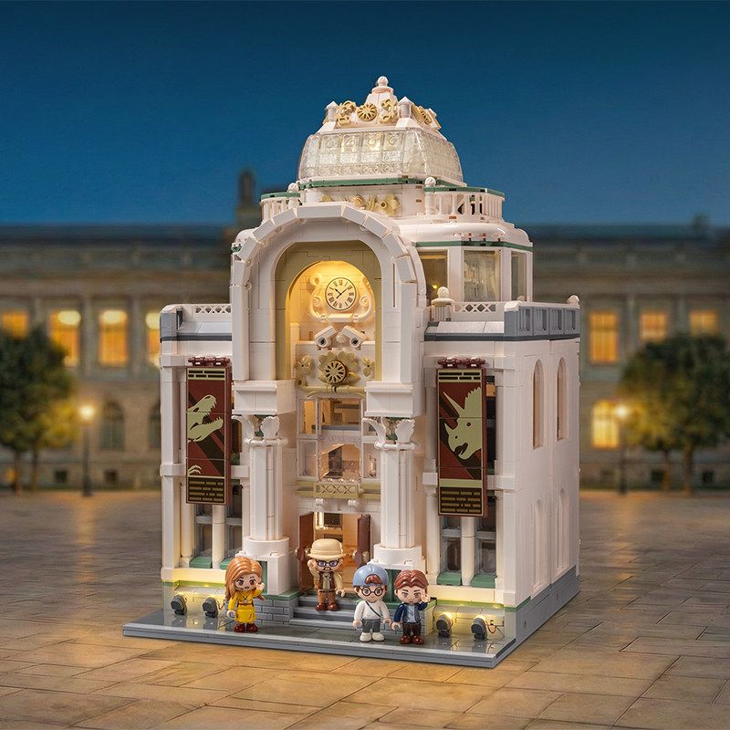 PANTASY 85047 BẢO TÀNG KHỦNG LONG bộ đồ chơi xếp lắp ráp ghép mô hình Creator DINOSAUR MUSEUM Sáng Tạo 3061 khối