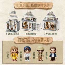 PANTASY 85047 BẢO TÀNG KHỦNG LONG bộ đồ chơi xếp lắp ráp ghép mô hình Creator DINOSAUR MUSEUM Sáng Tạo 3061 khối