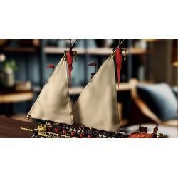 NIFELIZ NF10338 10338 BẾP HY LẠP bộ đồ chơi xếp lắp ráp ghép mô hình Creator GALLEY SAILING SHIP Sáng Tạo 1538 khối