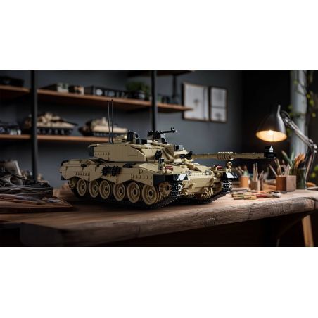 NIFELIZ NF10344 10344 XE TĂNG CHIẾN ĐẤU CHỦ LỰC CHALLENGER-2 bộ đồ chơi xếp lắp ráp ghép mô hình Military Army CHALLENGER 2 TANK Quân Sự Bộ Đội 1761 khối