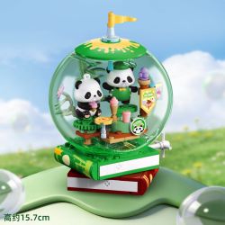 PLEYERID M38-P8098 P8098 8098 M38P8098 38-P8098 QUẢ CẦU PHA LÊ GẤU TRÚC bộ đồ chơi xếp lắp ráp ghép mô hình 145 khối