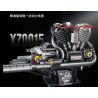XINZHUAN XZ0015 Stormcore V2 Engine Xếp hình lắp ráp ghép mô hình Động cơ đầu chai của Harley