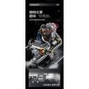 XINZHUAN XZ0015 Stormcore V2 Engine Xếp hình lắp ráp ghép mô hình Động cơ đầu chai của Harley