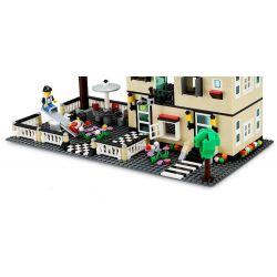 WANGE DR.LUCK 34053 non  BIỆT THỰ VỚI SÂN CHƠI bộ đồ chơi xếp lắp ráp ghép mô hình City CITYINN Thành Phố 815 khối