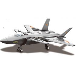 WANGE DR.LUCK JX003 4003 non  TIÊM KÍCH TÀNG HÌNH tỷ lệ 1:50 bộ đồ chơi xếp lắp ráp ghép mô hình Military Army J20 HEAVY STEALTH FIGHTER Quân Sự Bộ Đội 286 khối