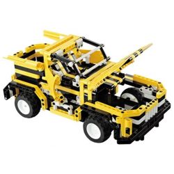 QIHUI 8003 non  XE ĐỊA HÌNH MÀU VÀNG bộ đồ chơi xếp lắp ráp ghép mô hình  MIGHTY TORRENT Kỹ Thuật Công Nghệ Cao Mô Hình Phương Tiện 423 khối