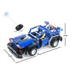 QIHUI 8005 non  XE ĐỊA HÌNH MÀU XANH BIỂN bộ đồ chơi xếp lắp ráp ghép mô hình  FLASH Kỹ Thuật Công Nghệ Cao Mô Hình Phương Tiện 445 khối