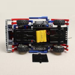 QIHUI 8006 non  XE ĐẦU KÉO XANH BIỂN bộ đồ chơi xếp lắp ráp ghép mô hình  STARRY SKY Kỹ Thuật Công Nghệ Cao Mô Hình Phương Tiện 448 khối