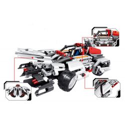 QIHUI 8009 non  CỖ XE LƯỠI ĐAO bộ đồ chơi xếp lắp ráp ghép mô hình  SHADOW SABER Kỹ Thuật Công Nghệ Cao Mô Hình Phương Tiện 408 khối