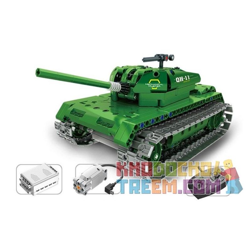 QIHUI 8011 non  XE TĂNG bộ đồ chơi xếp lắp ráp ghép mô hình  Kỹ Thuật Công Nghệ Cao Mô Hình Phương Tiện 454 khối