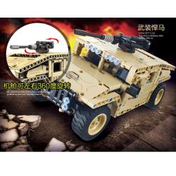 QIHUI 8012 non  XE TĂNG PHÒNG KHÔNG bộ đồ chơi xếp lắp ráp ghép mô hình  Kỹ Thuật Công Nghệ Cao Mô Hình Phương Tiện 457 khối