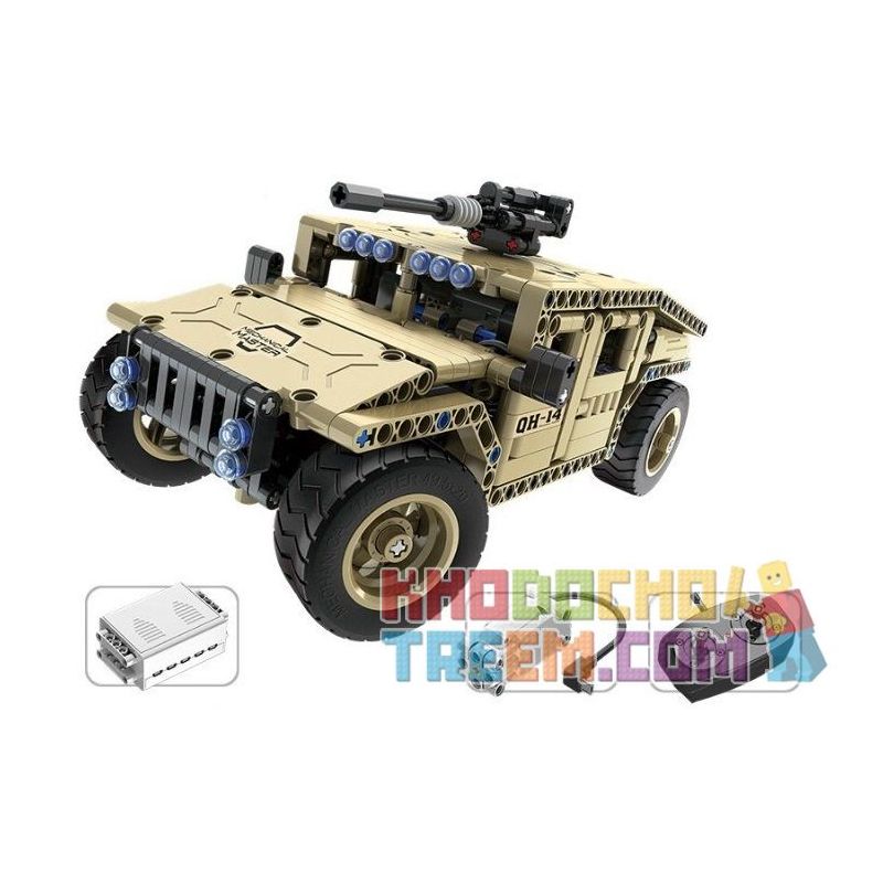 QIHUI 8014 non  XE Ô TÔ VŨ TRANG bộ đồ chơi xếp lắp ráp ghép mô hình  Kỹ Thuật Công Nghệ Cao Mô Hình Phương Tiện 502 khối