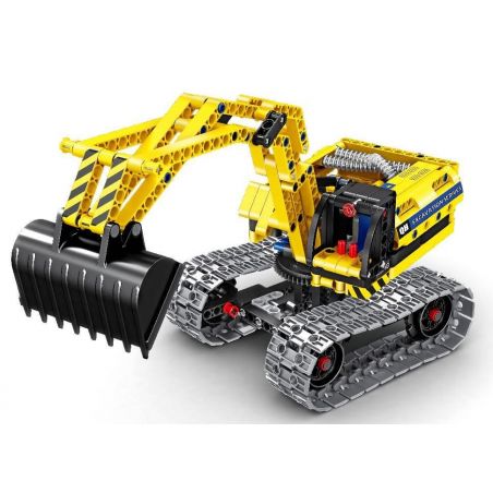 QIHUI 6801 TOP TOY 6801 non  MÁY XÚC BIẾN HÌNH ROBOT bộ đồ chơi xếp lắp ráp ghép mô hình  Kỹ Thuật Công Nghệ Cao Mô Hình Phương Tiện 342 khối