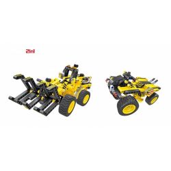 QIHUI 6804 non  MÁY KÉO VÀ GẶT bộ đồ chơi xếp lắp ráp ghép mô hình  Kỹ Thuật Công Nghệ Cao Mô Hình Phương Tiện 301 khối