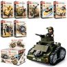 SLUBAN M38-B0588 B0588 0588 M38B0588 38-B0588 M38-B0587 B0587 0587 M38B0587 38-B0587 non  XE TĂNG THIẾT GIÁP 8 TRONG 1 bộ đồ chơi xếp lắp ráp ghép mô hình Military Army Quân Sự Bộ Đội 928 khối