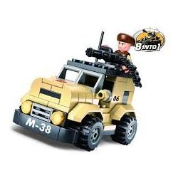 SLUBAN M38-B0588 B0588 0588 M38B0588 38-B0588 M38-B0587 B0587 0587 M38B0587 38-B0587 non  XE TĂNG THIẾT GIÁP 8 TRONG 1 bộ đồ chơi xếp lắp ráp ghép mô hình Military Army Quân Sự Bộ Đội 928 khối