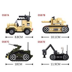 SLUBAN M38-B0588 B0588 0588 M38B0588 38-B0588 M38-B0587 B0587 0587 M38B0587 38-B0587 non  XE TĂNG THIẾT GIÁP 8 TRONG 1 bộ đồ chơi xếp lắp ráp ghép mô hình Military Army Quân Sự Bộ Đội 928 khối