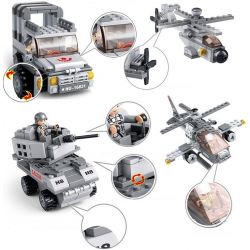 SLUBAN M38 non  TÀU SÂN BAY 9 TRONG 1 bộ đồ chơi xếp lắp ráp ghép mô hình Military Army Quân Sự Bộ Đội 1004 khối