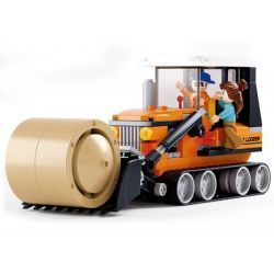 SLUBAN M38-B0558 B0558 0558 M38B0558 38-B0558 Xếp hình kiểu  CITY Harvester Máy Cuốn Cỏ 165 khối