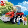SLUBAN M38-B0556 B0556 0556 M38B0556 38-B0556 Xếp hình kiểu  CITY Tractor Máy Cày 102 khối