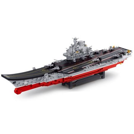 SLUBAN M38-B0388 B0388 0388 M38B0388 38-B0388 non  TÀU SÂN BAY TỈ LỆ 1:350 tỷ lệ 1:350 bộ đồ chơi xếp lắp ráp ghép mô hình Military Army AIRCRAFT CARRIER LIAONING Quân Sự Bộ Đội 1881 khối
