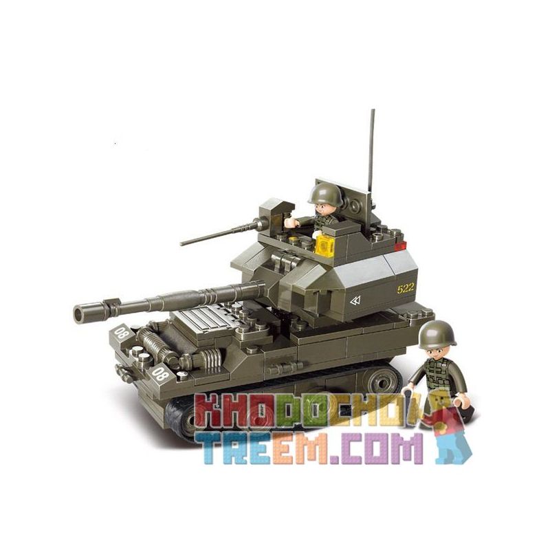 SLUBAN M38-B0282 B0282 0282 M38B0282 38-B0282 Xếp hình kiểu  MILITARY ARMY T90 Tank Xe Tăng T90 171 khối