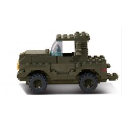 SLUBAN M38-B7300 B7300 7300 M38B7300 38-B7300 non  PHÁO PHÒNG KHÔNG bộ đồ chơi xếp lắp ráp ghép mô hình Military Army Quân Sự Bộ Đội 221 khối