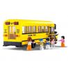 SLUBAN M38-B0506 B0506 0506 M38B0506 38-B0506 non  XE BUÝT TRƯỜNG HỌC bộ đồ chơi xếp lắp ráp ghép mô hình City CITY BUS Thành Phố 382 khối