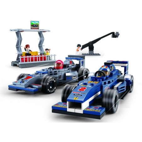 SLUBAN M38-B0355 B0355 0355 M38B0355 38-B0355 non  XE ĐUA F1 TRÊN ĐƯỜNG bộ đồ chơi xếp lắp ráp ghép mô hình Speed Champions Racing Cars FORMULA CAR Đua Xe Công Thức 300 khối