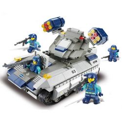 SLUBAN M38-B0206 B0206 0206 M38B0206 38-B0206 Xếp hình kiểu  SWAT SPECIAL FORCE Vulcan Missile Tank Xe Thiết Giáp Tên Lửa Lực Lượng đặc Nhiệm 273 khối