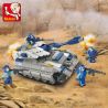 SLUBAN M38-B0205 B0205 0205 M38B0205 38-B0205 non  XE TĂNG LỰC LƯỢNG ĐẶC NHIỆM bộ đồ chơi xếp lắp ráp ghép mô hình Military Army Quân Sự Bộ Đội 260 khối