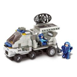 SLUBAN M38-B0198 B0198 0198 M38B0198 38-B0198 Xếp hình kiểu  SWAT SPECIAL FORCE Support Radar Van Xe Rada 198 khối