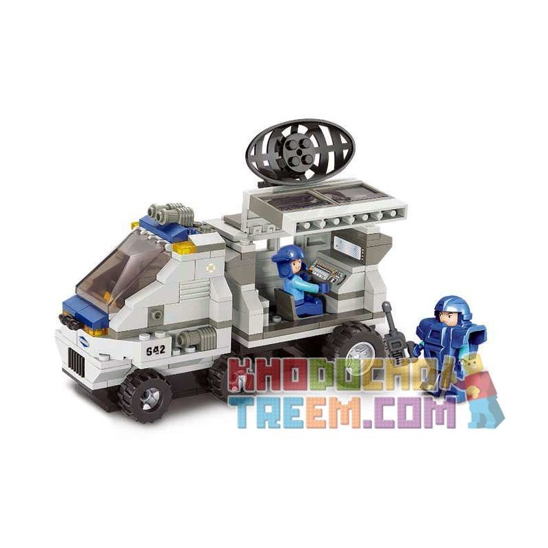 SLUBAN M38-B0198 B0198 0198 M38B0198 38-B0198 Xếp hình kiểu  SWAT SPECIAL FORCE Support Radar Van Xe Rada 198 khối