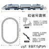Kazi KY98104 98104 KY98227 98227 non  TÀU CAO TỐC ĐỘNG CƠ PIN bộ đồ chơi xếp lắp ráp ghép mô hình Trains Tàu Hỏa 415 khối
