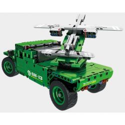 QIHUI 8013 non  XE Ô TÔ PHÓNG MÁY BAY KHÔNG NGƯỜI LÁI bộ đồ chơi xếp lắp ráp ghép mô hình  Kỹ Thuật Công Nghệ Cao Mô Hình Phương Tiện 506 khối