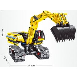 QIHUI 6801 TOP TOY 6801 non  MÁY XÚC BIẾN HÌNH ROBOT bộ đồ chơi xếp lắp ráp ghép mô hình  Kỹ Thuật Công Nghệ Cao Mô Hình Phương Tiện 342 khối