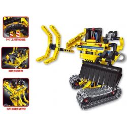 QIHUI 6801 TOP TOY 6801 non  MÁY XÚC BIẾN HÌNH ROBOT bộ đồ chơi xếp lắp ráp ghép mô hình  Kỹ Thuật Công Nghệ Cao Mô Hình Phương Tiện 342 khối
