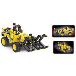 QIHUI 6804 non  MÁY KÉO VÀ GẶT bộ đồ chơi xếp lắp ráp ghép mô hình  Kỹ Thuật Công Nghệ Cao Mô Hình Phương Tiện 301 khối