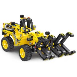 QIHUI 6804 non  MÁY KÉO VÀ GẶT bộ đồ chơi xếp lắp ráp ghép mô hình  Kỹ Thuật Công Nghệ Cao Mô Hình Phương Tiện 301 khối