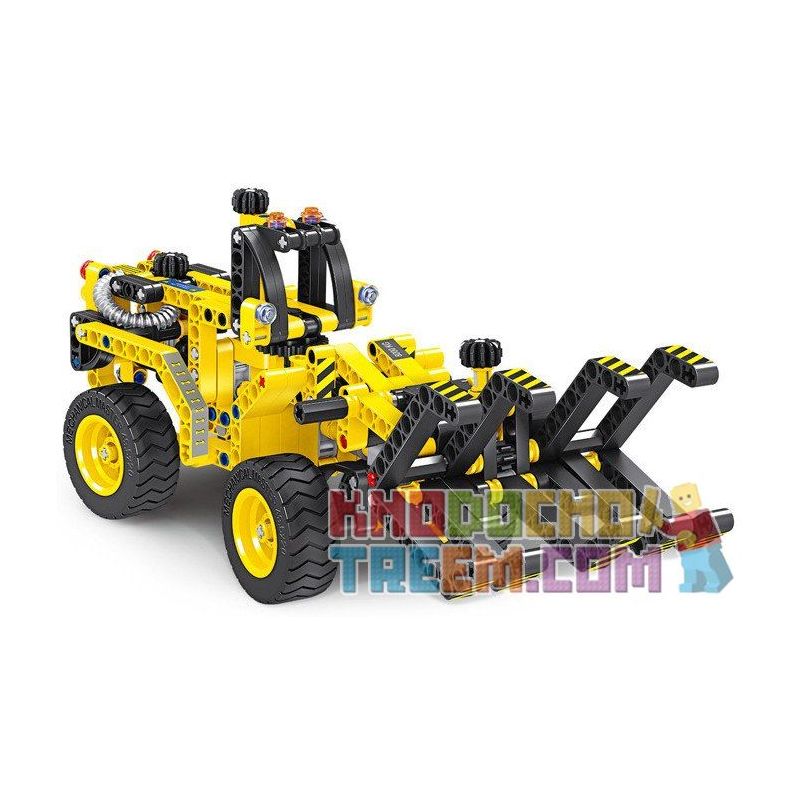 QIHUI 6804 non  MÁY KÉO VÀ GẶT bộ đồ chơi xếp lắp ráp ghép mô hình  Kỹ Thuật Công Nghệ Cao Mô Hình Phương Tiện 301 khối