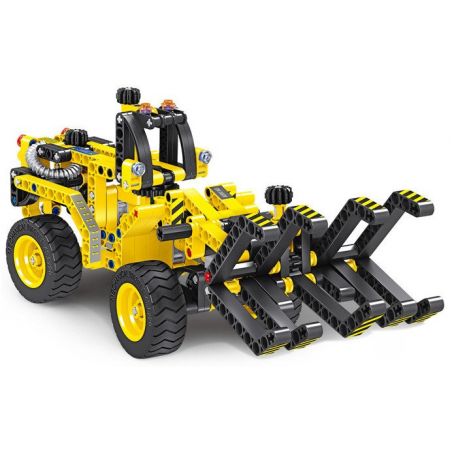 QIHUI 6804 non  MÁY KÉO VÀ GẶT bộ đồ chơi xếp lắp ráp ghép mô hình  Kỹ Thuật Công Nghệ Cao Mô Hình Phương Tiện 301 khối