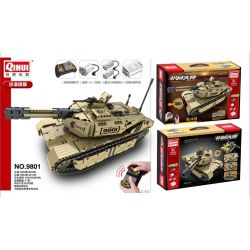 QIHUI 9801 non  XE TĂNG M1A2 bộ đồ chơi xếp lắp ráp ghép mô hình  Kỹ Thuật Công Nghệ Cao Mô Hình Phương Tiện 1276 khối