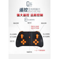 QIHUI 9801 non  XE TĂNG M1A2 bộ đồ chơi xếp lắp ráp ghép mô hình  Kỹ Thuật Công Nghệ Cao Mô Hình Phương Tiện 1276 khối