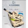 QIHUI 9801 non  XE TĂNG M1A2 bộ đồ chơi xếp lắp ráp ghép mô hình  Kỹ Thuật Công Nghệ Cao Mô Hình Phương Tiện 1276 khối