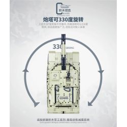 QIHUI 9801 non  XE TĂNG M1A2 bộ đồ chơi xếp lắp ráp ghép mô hình  Kỹ Thuật Công Nghệ Cao Mô Hình Phương Tiện 1276 khối